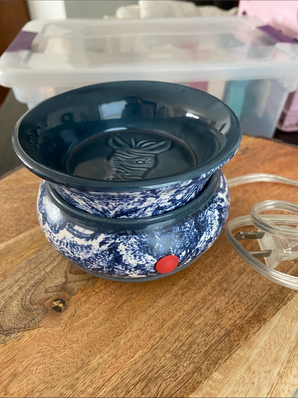 Pink Zebra Electric Wax Warmer